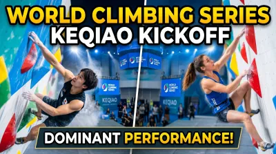 Les World Climbing Series démarrent à Keqiao : Anraku Sorato et Zélia Avezou remportent des victoires dominantes
