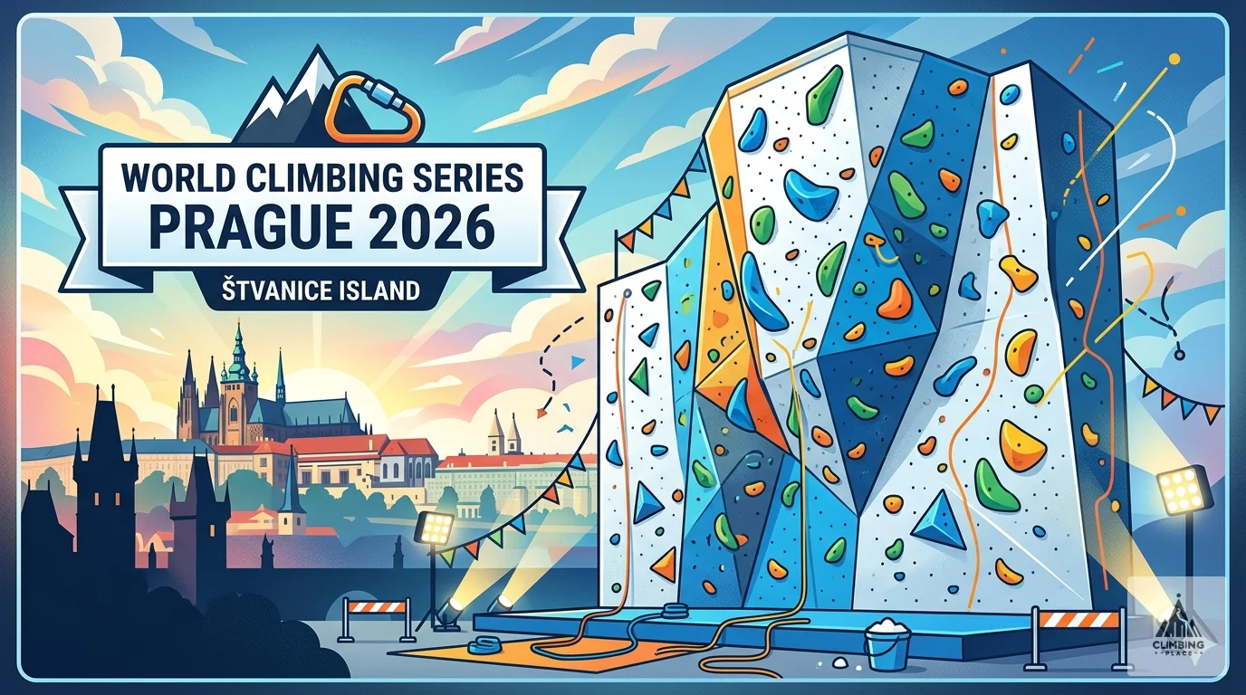 Les World Climbing Series 2026 démarrent à Prague