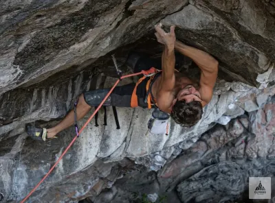 Jules Marchaland sends Change P1 (9a+) at Flatanger, a week after his 9b+ FA