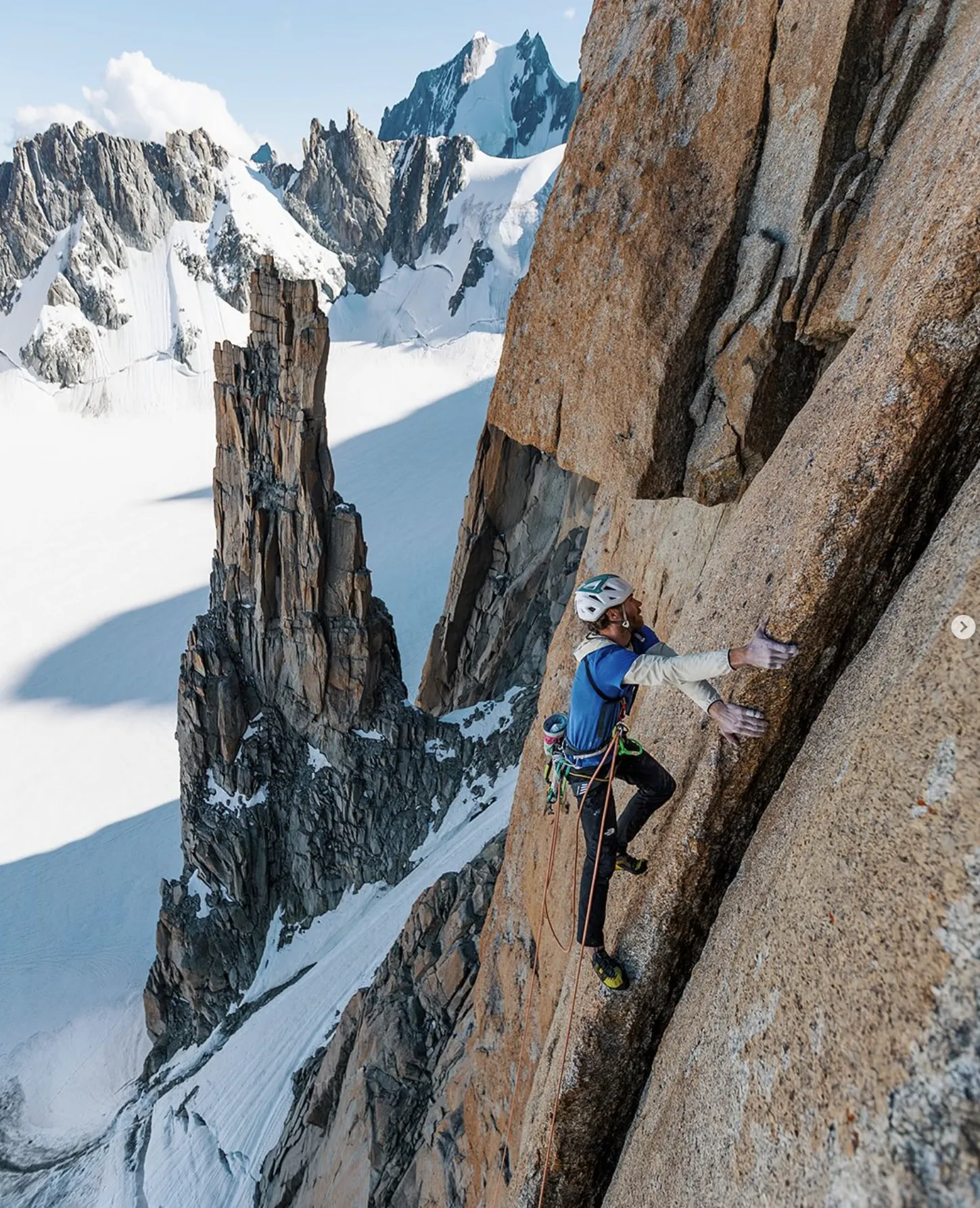 L'alpiniste belge Siebe Vanhee a réalisé la première ascension en solo de la Voie Petit