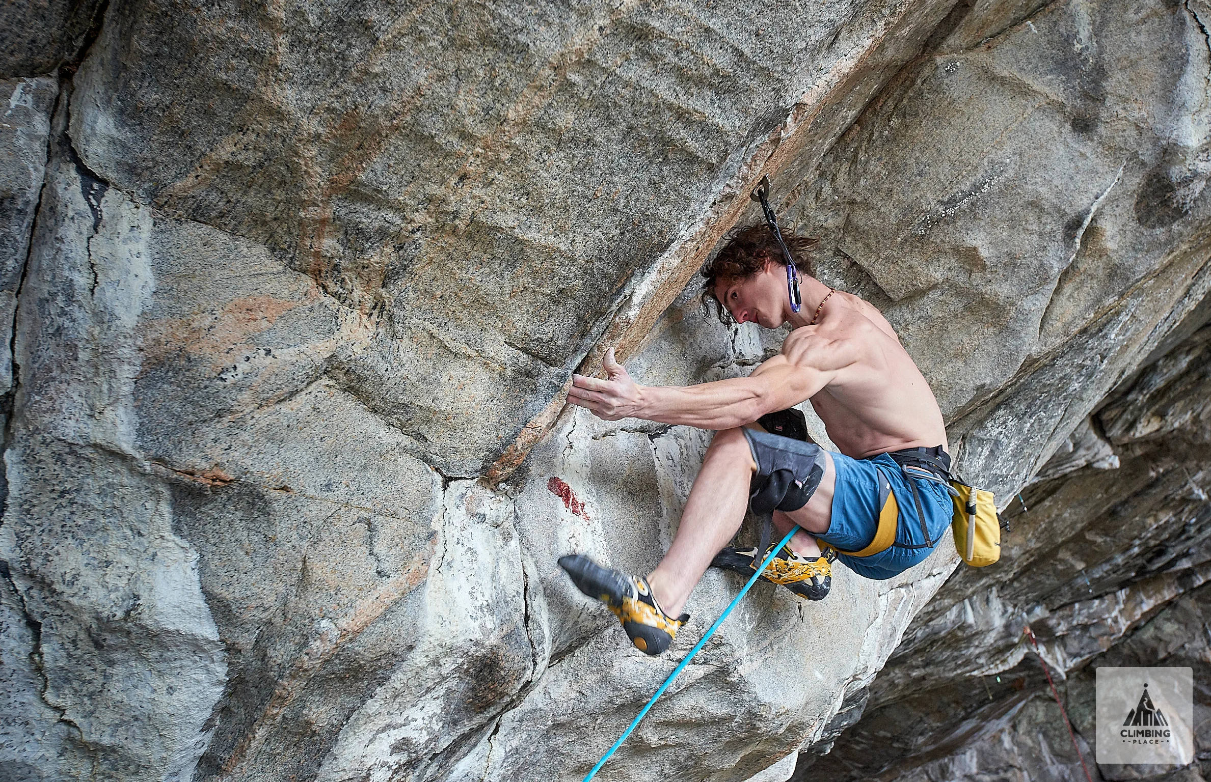 Hours after Exodia, Adam Ondra makes the first ascent of Murena (9a)