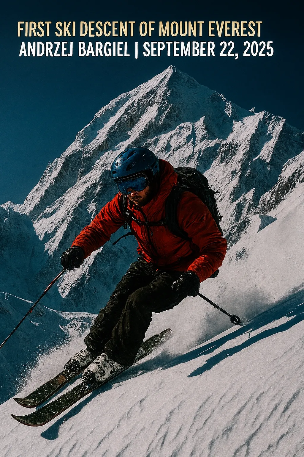 Skier sur le toit du monde : la descente historique de l'Everest par Andrzej Bargiel