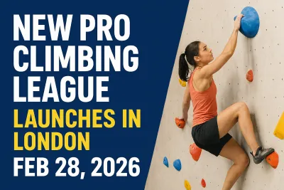 Eine neue Profi-Kletterliga startet in London (28. Februar 2026).