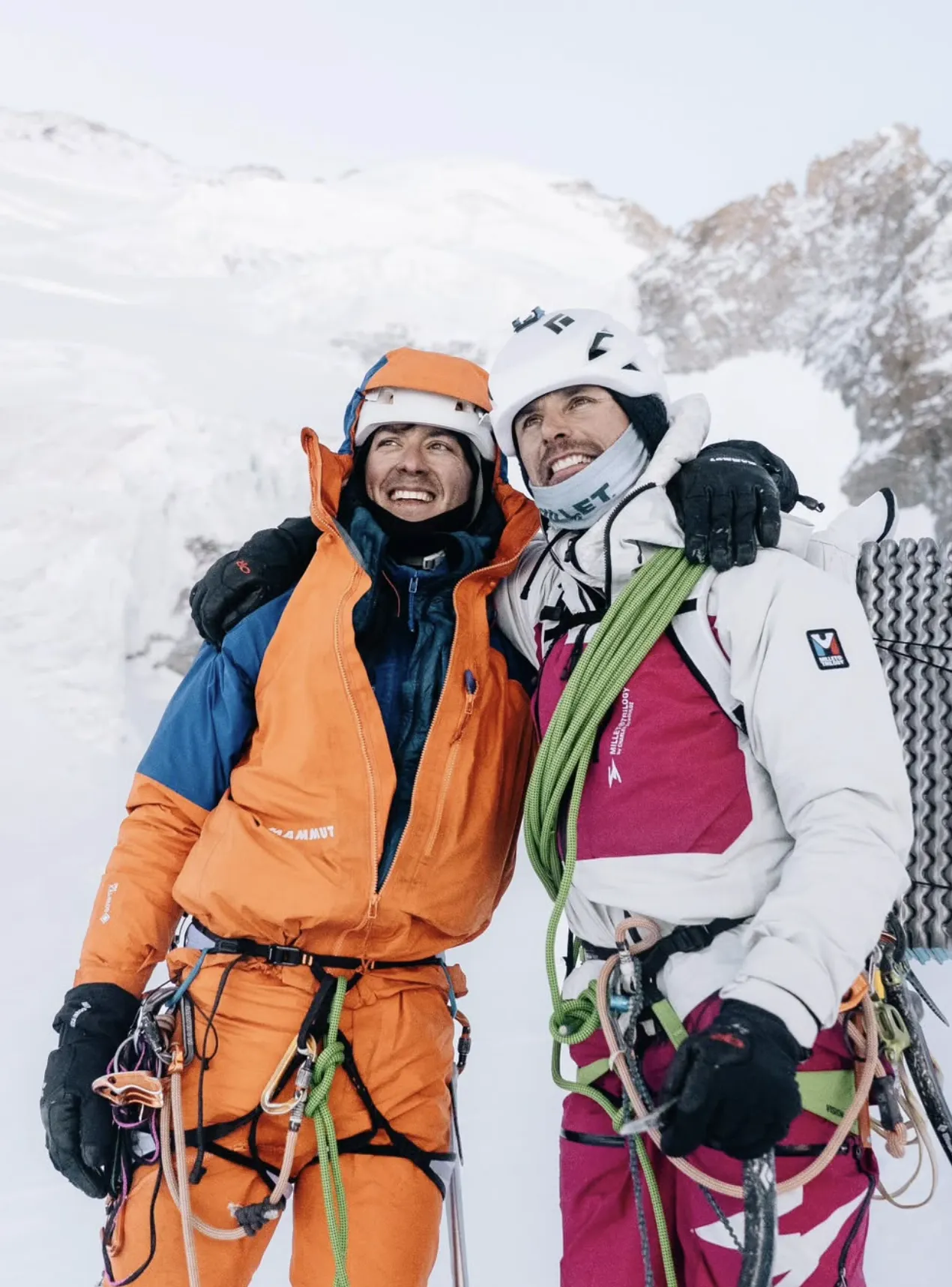 Barre des Écrins Winter Repeat: Antoine Bouqueret and Charles Dubouloz completed a winter repeat of the Directe Gamma