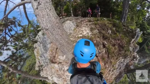 Gebirgsvereins - Klettersteig — Gutensteiner Alpen — Ferrata view 24/24
