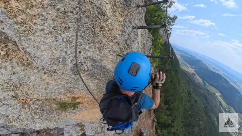 Gebirgsvereins - Klettersteig — Gutensteiner Alpen — Ferrata view 16/24
