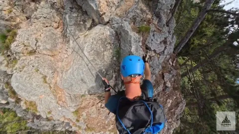 Gebirgsvereins - Klettersteig — Gutensteiner Alpen — Ferrata view 4/24