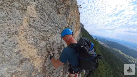 Gebirgsvereins - Klettersteig — Gutensteiner Alpen — Ferrata view 7/24