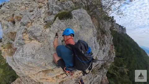Gebirgsvereins - Klettersteig — Gutensteiner Alpen — Ferrata view 11/24
