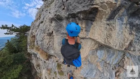 Gebirgsvereins - Klettersteig — Gutensteiner Alpen — Ferrata view 22/24