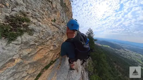 Gebirgsvereins - Klettersteig — Gutensteiner Alpen — Ferrata view 5/24