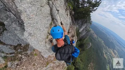 Gebirgsvereins - Klettersteig — Gutensteiner Alpen — Ferrata view 23/24