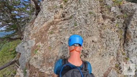 Gebirgsvereins - Klettersteig — Gutensteiner Alpen — Ferrata view 3/24
