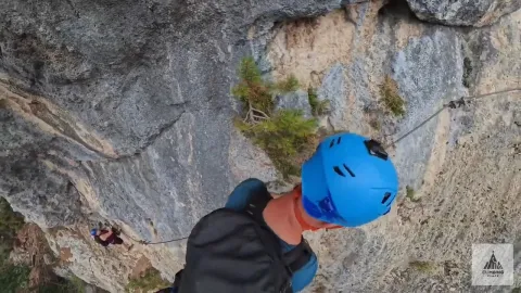 Gebirgsvereins - Klettersteig — Gutensteiner Alpen — Ferrata view 21/24