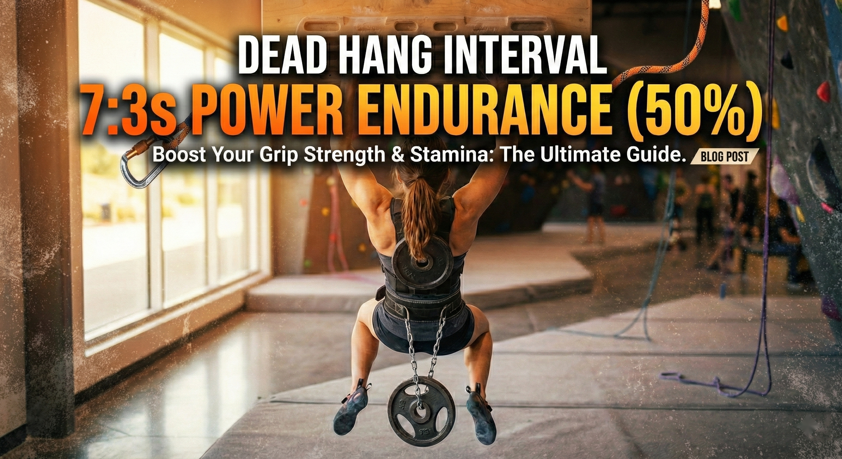 Dead Hang Interval - 7:3s Power Endurance (50%)