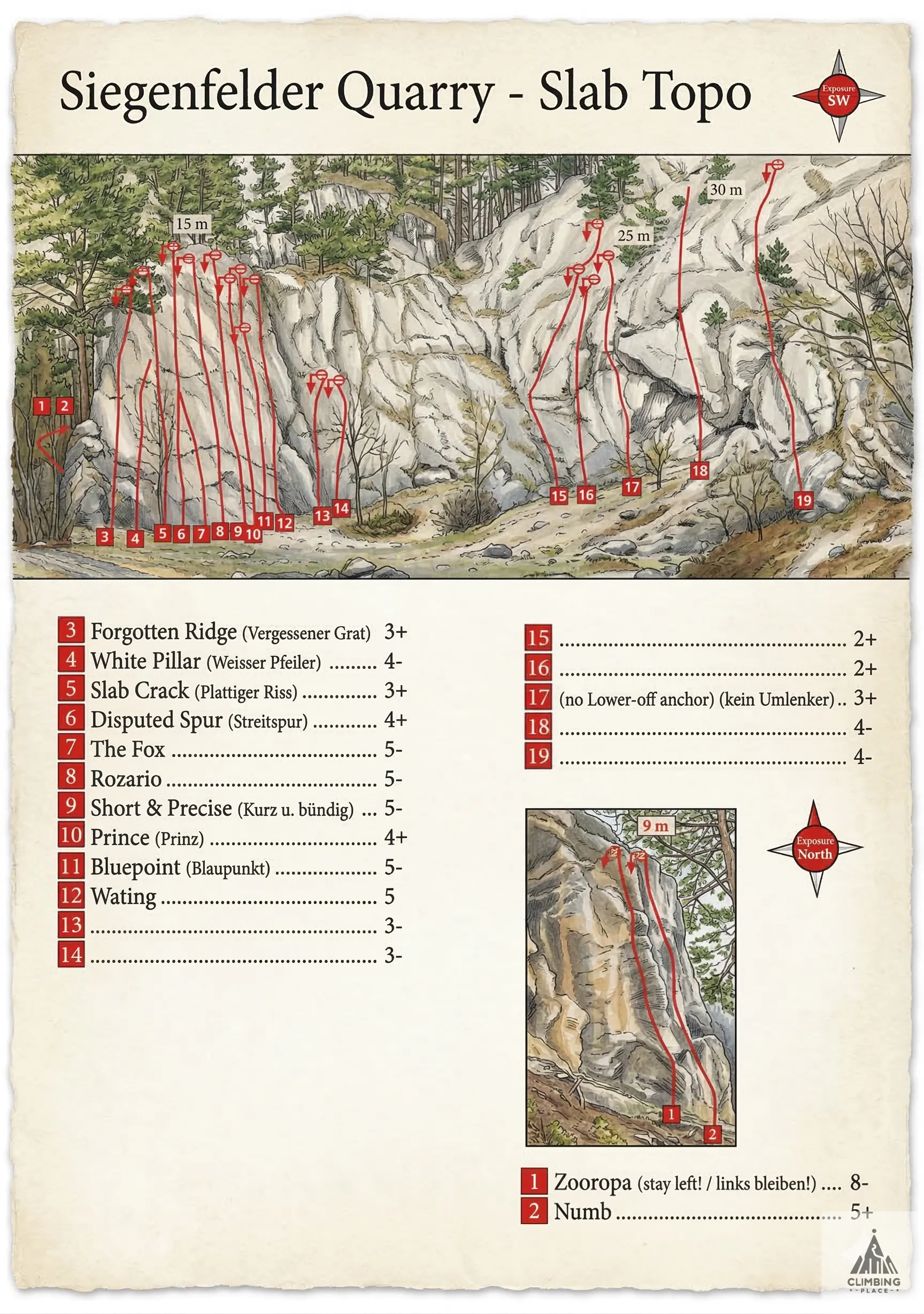 Topo de Numb (5+), Vienna Woods