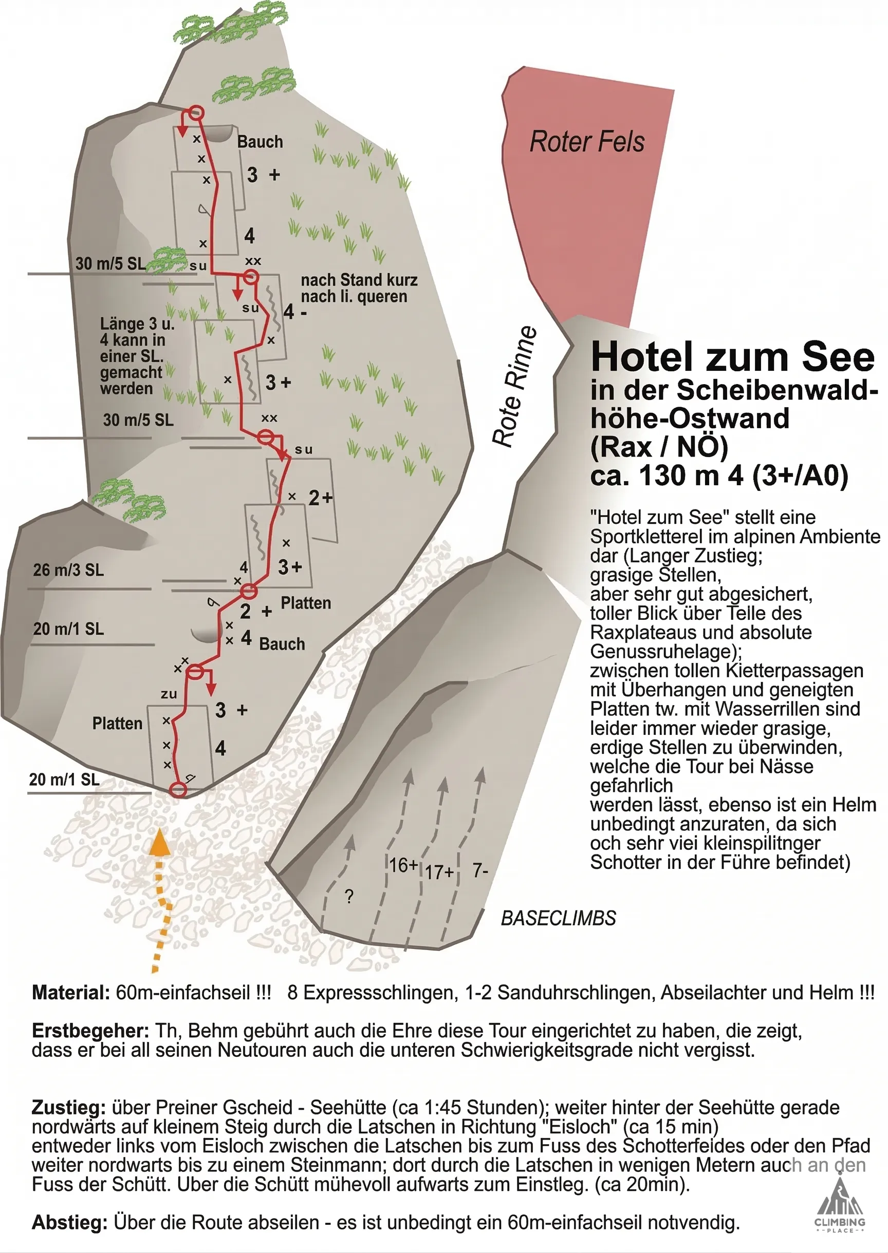 Topo de Hotel zum See (4), Scheibenwaldhöhe East Wall